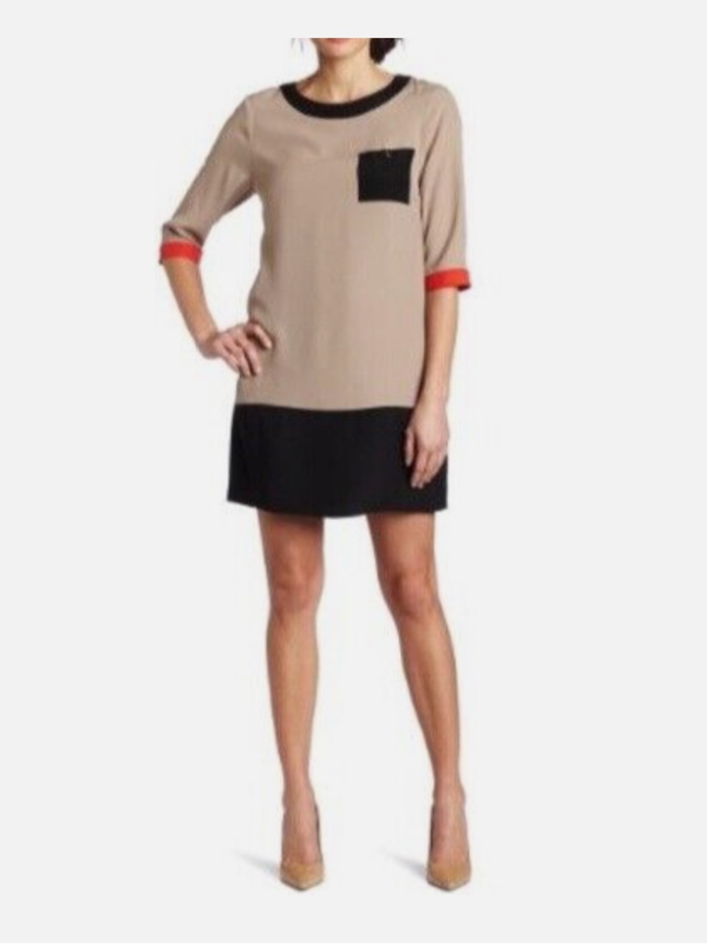 Ted Baker London Fonty Colorblock Tunic Dress